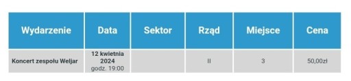 Zdjęcie oferty: WELJAR - II Noc Kruków, 12.04.2024 