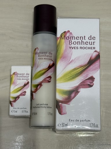 Zdjęcie oferty: Zestaw Yves Rocher Moment de Bonheur woda 50ml + balsam 50ml + woda 5ml