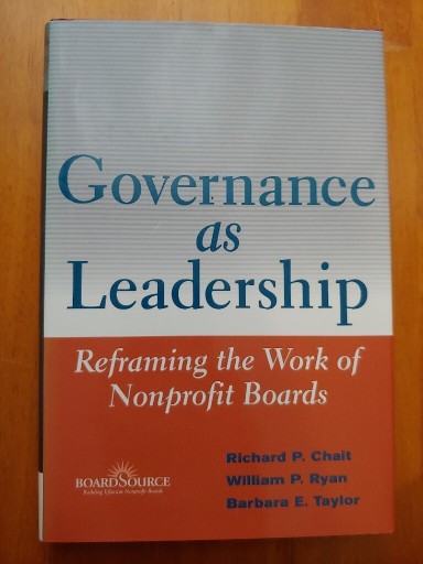 Zdjęcie oferty: Governance as leadership Richard Chait