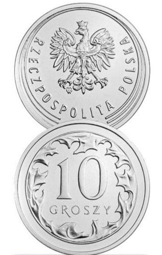 Zdjęcie oferty: 10 groszy 2024 r. z woreczka MW