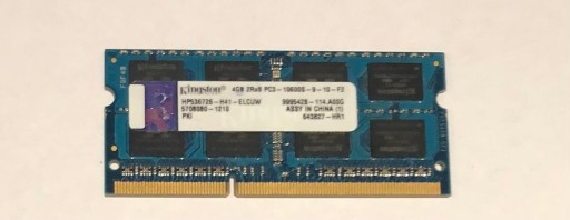 Zdjęcie oferty: RAM SO-DIMM 4GB DDR3 1x4GB