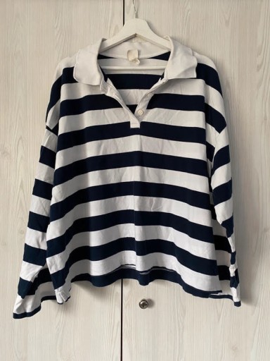 Zdjęcie oferty: Long sleeve polo w paski H&M XL