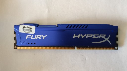 Zdjęcie oferty:  PAMIEĆ RAM 4GB DDR3 1600MHz CL10  HyperX Fury