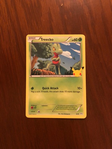 Zdjęcie oferty: Karta Pokemon McDonalds Treecko 3/25
