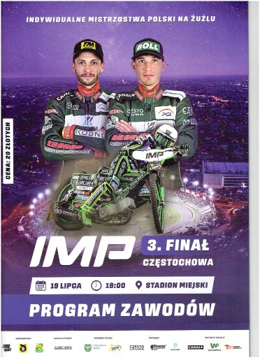 Zdjęcie oferty: 3.FINAŁ IMP Czestochowa 2025 r/czysty/