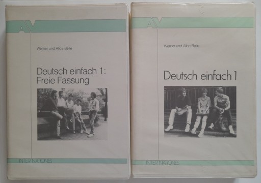 Zdjęcie oferty: 2 podręczniki Deutsch Einfach, 2 kasety magnetof.