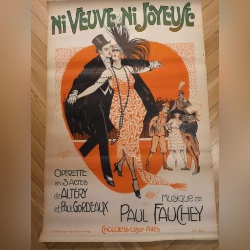 Zdjęcie oferty: Unikalny plakat z 1919 roku - oszałamiający