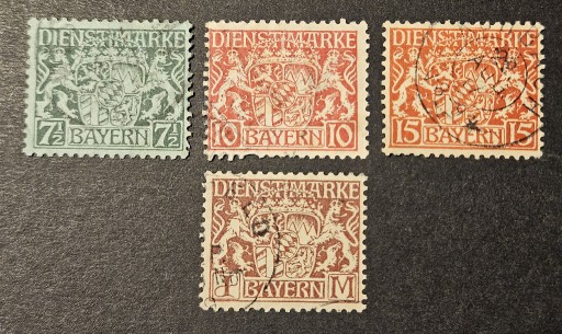 Zdjęcie oferty: *** BaYerN DieNSTmarKen *** ALT DeuTschLAnd *** Serie *** 38