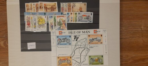 Zdjęcie oferty: 1987 Isle of Man Mi.325-350+bl.9** Pełny rocznik