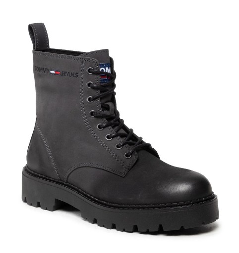 Zdjęcie oferty: Tommy Jeans Trapery Lace Up Brushed Boot EM0EM00824 (Dark Ash/Black) 