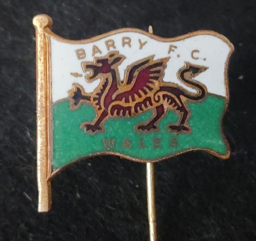 Zdjęcie oferty: Barry FC (Walia) - stara emalia duża 