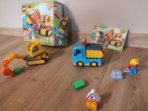 Zdjęcie oferty: LEGO 10812 Duplo - Ciężarówka i koparka- kompletny
