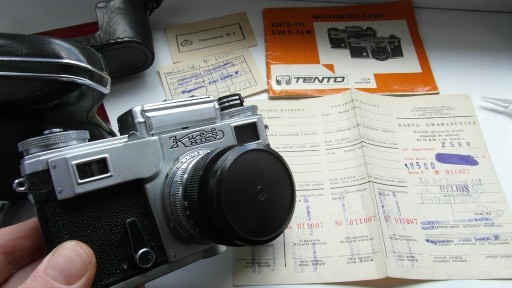 Zdjęcie oferty: Aparat fotograficzny_KIJEV 4M_Stan idealny/kolekcjonerski 1-właściciel_Kiev