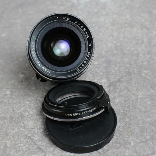 Zdjęcie oferty: Obiektyw Mamiya SEKOR C 2.8/45 (M645) + macro ring