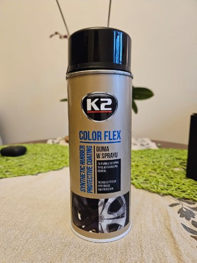 Zdjęcie oferty: Guma w Sprayu Czarna K2 Color Flex