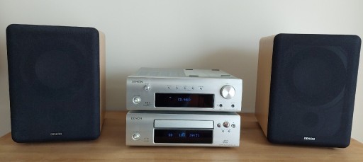 Zdjęcie oferty: DENON Mini wieża DRA-F102 + DCD-F102 + SC-F102/F103 - MP3, AM-FM, RDS