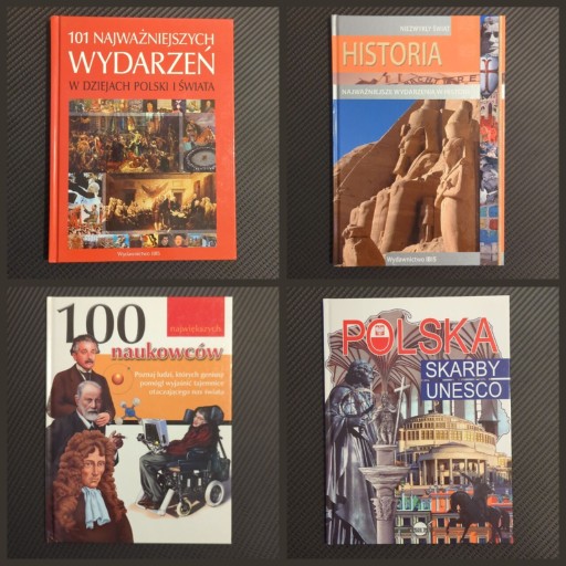 Zdjęcie oferty: 4 Ilustrowane książki historyczne i o Polsce