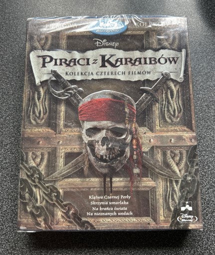 Zdjęcie oferty: Piraci z Karaibów kolekcja 4 filmów Blu Ray