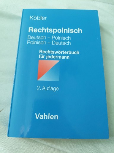 Zdjęcie oferty: Słownik Niemiecko-Polski Polsko-Niemiecki Köbler