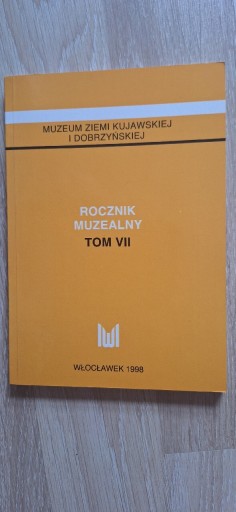 Zdjęcie oferty: Rocznik muzealny T VII,  muzeum ziemi kujawskiej