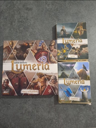 Zdjęcie oferty: Gra planszowa Lumeria + dodatki