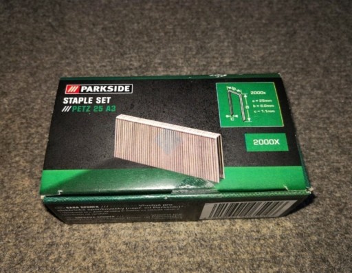 Zdjęcie oferty: Zszywki TYP 55 długość 18 mm do Parkside PET 25 C3