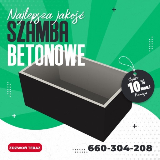 Zdjęcie oferty: Szambo betonowe 6m3 / 6000 litrów /Zbiornik 6m3