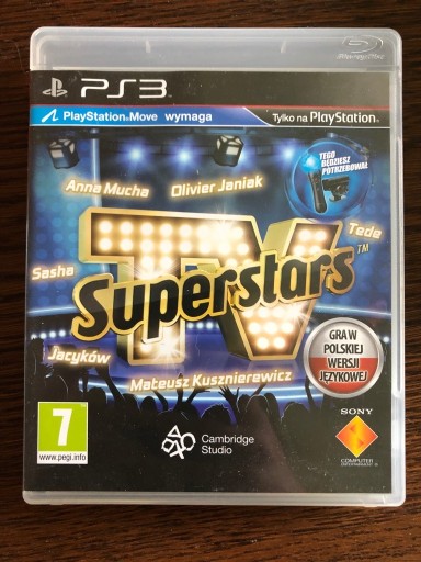 Zdjęcie oferty: TV Superstars,  Gra PS move, PS3 