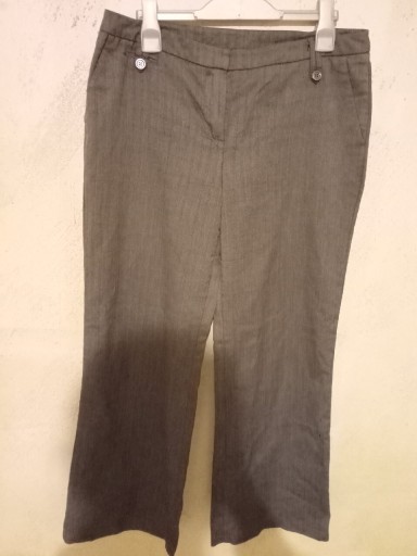 Zdjęcie oferty: Eleganckie szare spodnie damskie rozmiar 40 