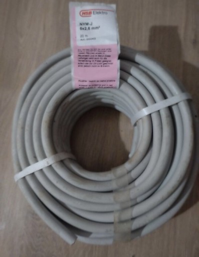 Zdjęcie oferty: kabel przewód okrągły nym-j 5x2,5mm2 