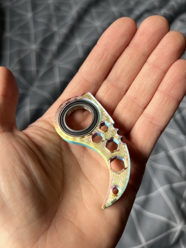 Zdjęcie oferty: Brelok FINGER SPINNER KARAMBIT TRIPLE COLOR