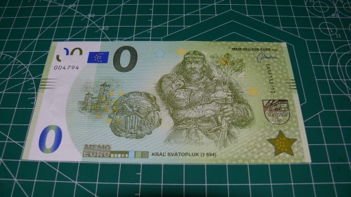 Zdjęcie oferty: Banknot 0 Memo Euro Karl Svatopluk (894)