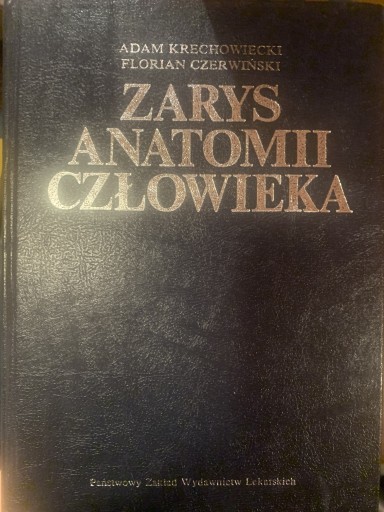 Zdjęcie oferty: Zarys anatomii człowieka książki medycyna