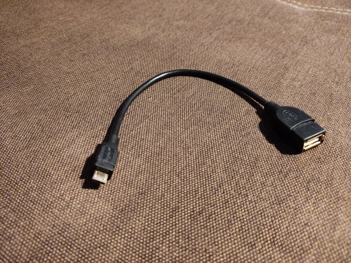 Zdjęcie oferty: Kabel przewód USB OTG pozłacane styki
