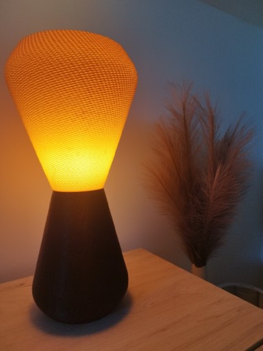 Zdjęcie oferty: Lampa lampka nocna blatowa SOAR design modern ratan drzewo pień led