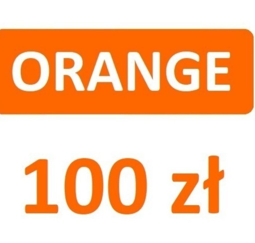 Zdjęcie oferty:  Doładowanie Orange Nju  100  Szybka wysyłka 