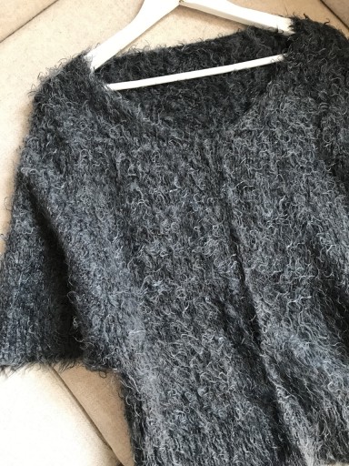 Zdjęcie oferty: Włochata bluzka fluffy szara M