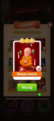 Zdjęcie oferty: Coin Master SWIETY MNICH