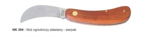 Zdjęcie oferty: Nóż ogrodniczy sierpak typu GERLACH monterski