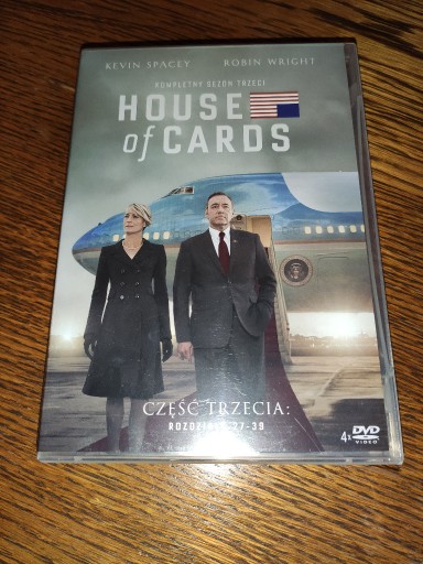 Zdjęcie oferty: House of cards, sezon 3 - 4DVD, odc 27-39