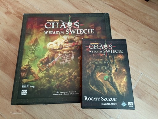 Zdjęcie oferty: Warhammer Chaos w Starym Świecie + Dodatek Rogaty 