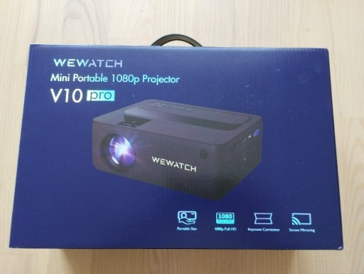 Zdjęcie oferty: Przenośny projektor 1080p Wewatch V10 pro!
