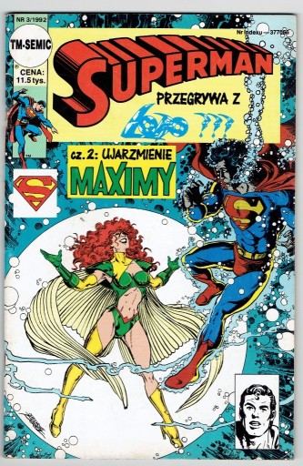 Zdjęcie oferty: Superman Nr 3/1992 - TM-Semic - Lobo!! i Maxima