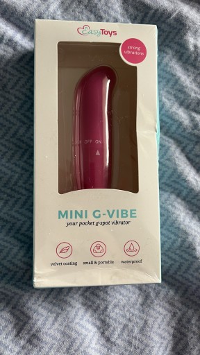Zdjęcie oferty: Mini g vibe wibrator NOWY Easy toys