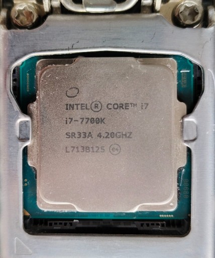 Zdjęcie oferty: Procesor Intel Core i7 7700k 4.2GHz s1151