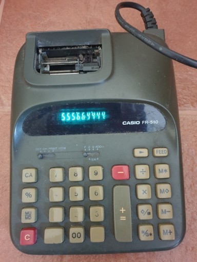 Zdjęcie oferty: Kolekcjonerski Kalkulator CASIO FR-510