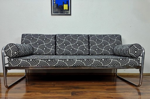 Zdjęcie oferty: Sofa Rura Chrom Gottwald, Slezak KOVONA Po Renowacji Bauhaus Art Deco