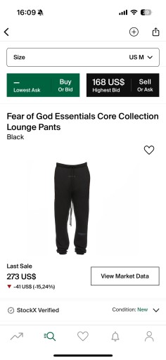 Zdjęcie oferty: Essentials lounge pants size M