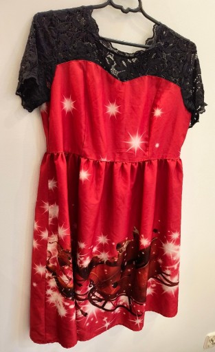 Zdjęcie oferty: Czerwona świąteczna sukienka