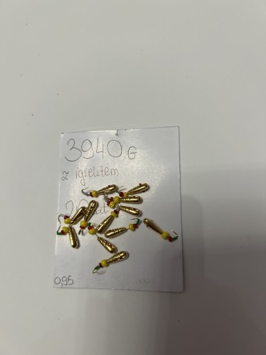 Zdjęcie oferty: Mormyszka wolframowa złota pałka 0,95g